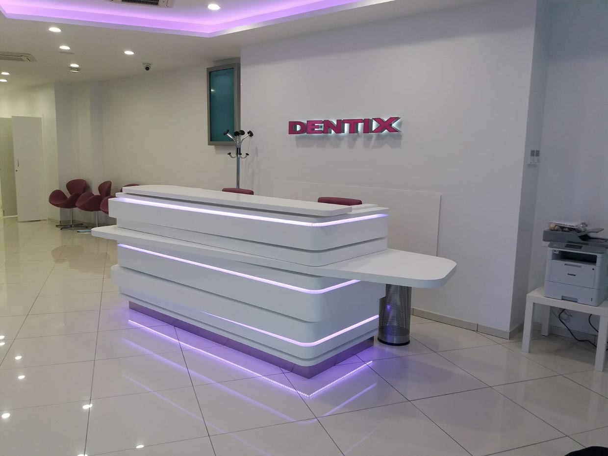 Obra y reforma de clínica dental Dentix en Bilbao