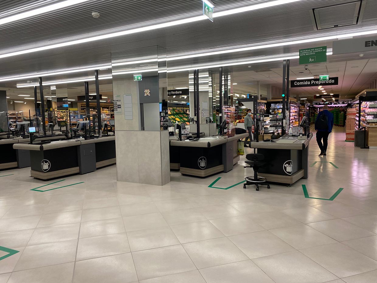 Obras y reformas para supermercados Mercadona en España
