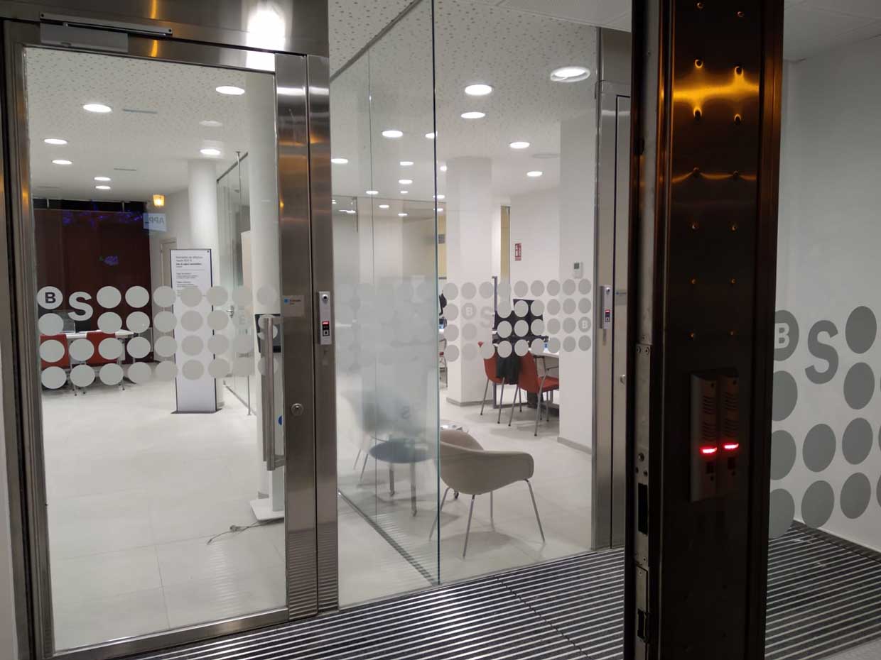 Reforma de sucursal de Banco Sabadell en Colmenar Viejo, Madrid