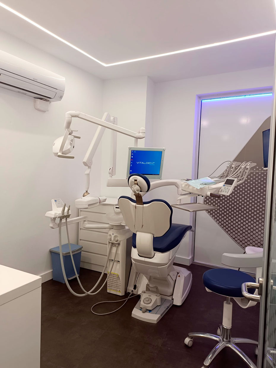 Gabinete de clínica dental Vitaldent en Málaga